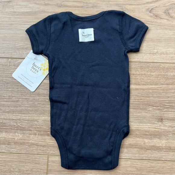 Burt's Bees Other - NWT - Burt's Bees Baby Navy Blue One Piece